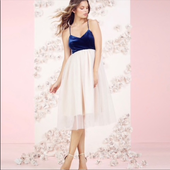 lauren conrad runway tulle dress LC Lauren Conrad | Dresses | Lc Lauren Conrad Runway Blue Velvet And Light  Peach Tulle Dress